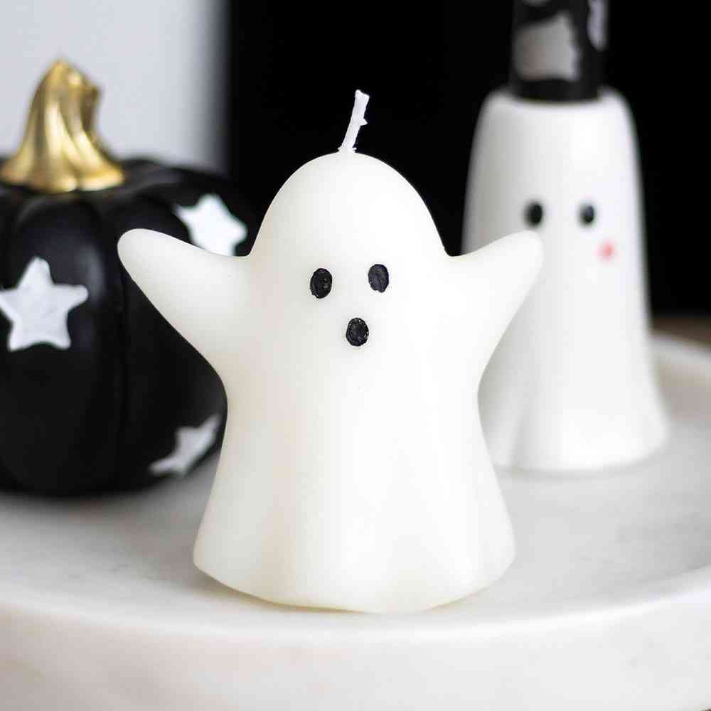 Something Different - Sweet Ghost Shaped Figure Candle - Multicolours